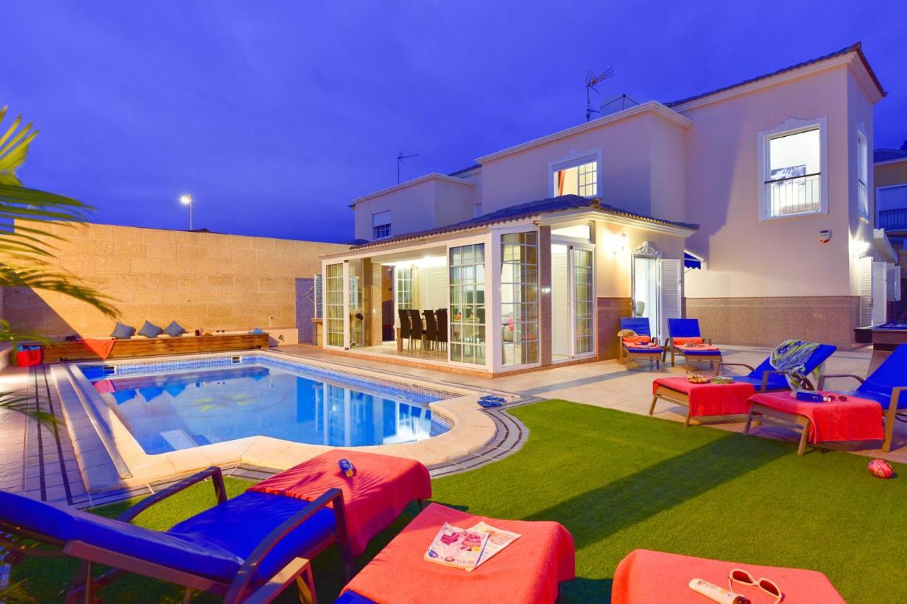Villa Teide Sol Con Piscina Climatizada, Playa Fanabe, Costa Adeje Exterior foto