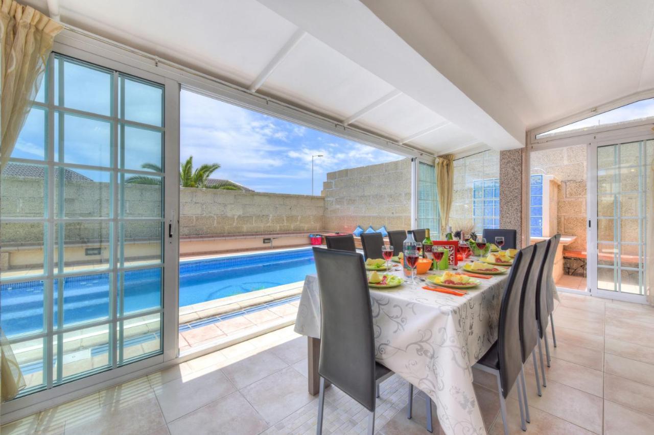 Villa Teide Sol Con Piscina Climatizada, Playa Fanabe, Costa Adeje Exterior foto