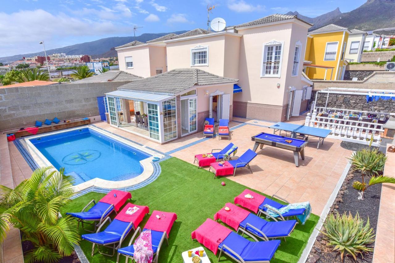 Villa Teide Sol Con Piscina Climatizada, Playa Fanabe, Costa Adeje Exterior foto