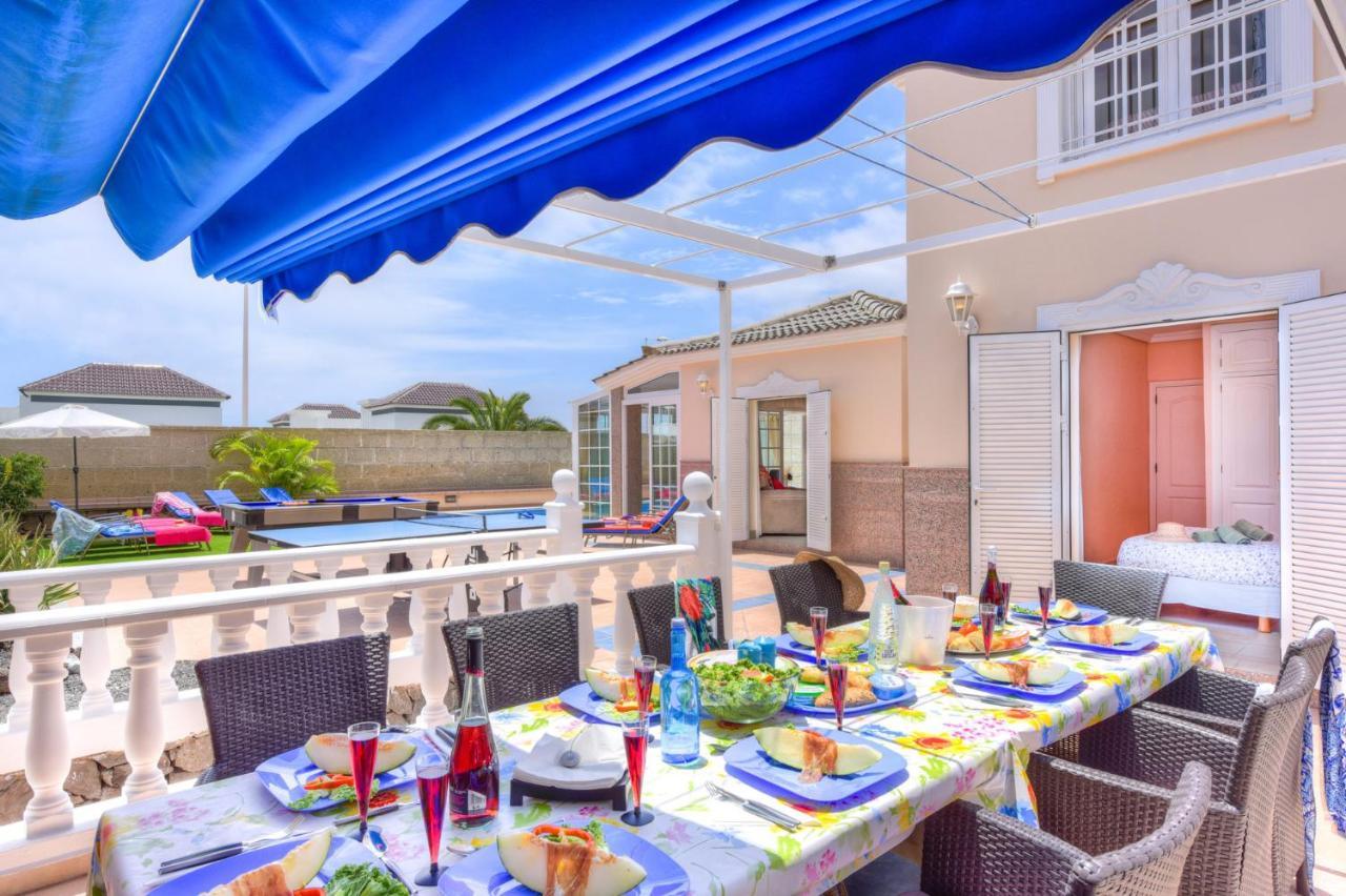 Villa Teide Sol Con Piscina Climatizada, Playa Fanabe, Costa Adeje Exterior foto