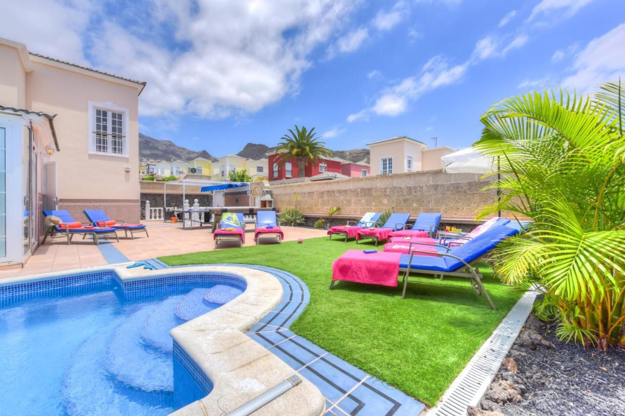Villa Teide Sol Con Piscina Climatizada, Playa Fanabe, Costa Adeje Exterior foto